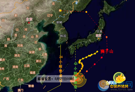 台风“狮子山”将侵东北 恶劣天气或对猪价造成严重影响