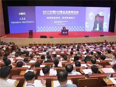 峰会正式发布“2017中国企业500强”分析报告，通威集团以561.78亿元营业收入入列榜单。