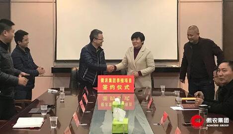  11月20日，傲农集团与湖北枣阳市人民政府签署生猪养殖项目合作协议
